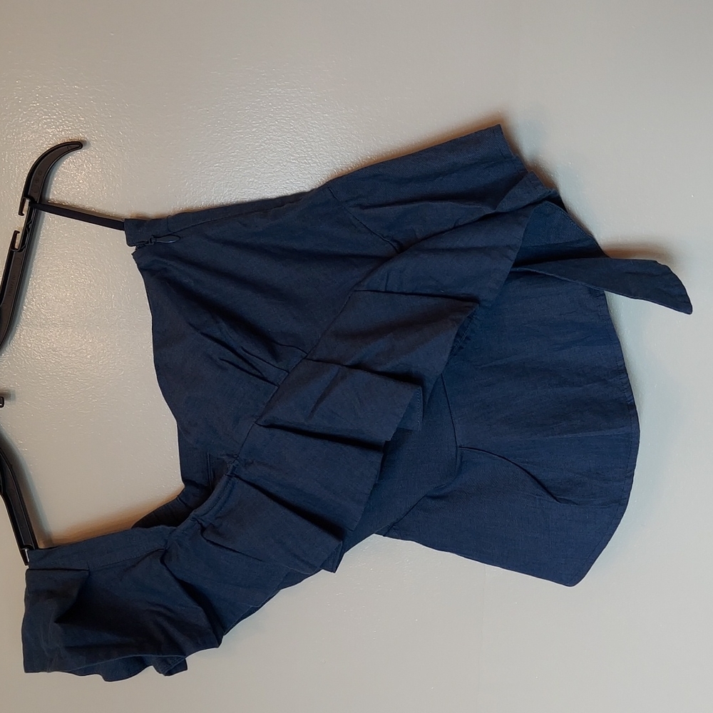 Ruffled One Shoulder Top